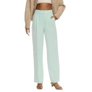 Wilfred x Aritzia - Effortless High Waisted Cropped Wide Leg Trousers Pants Sz 2